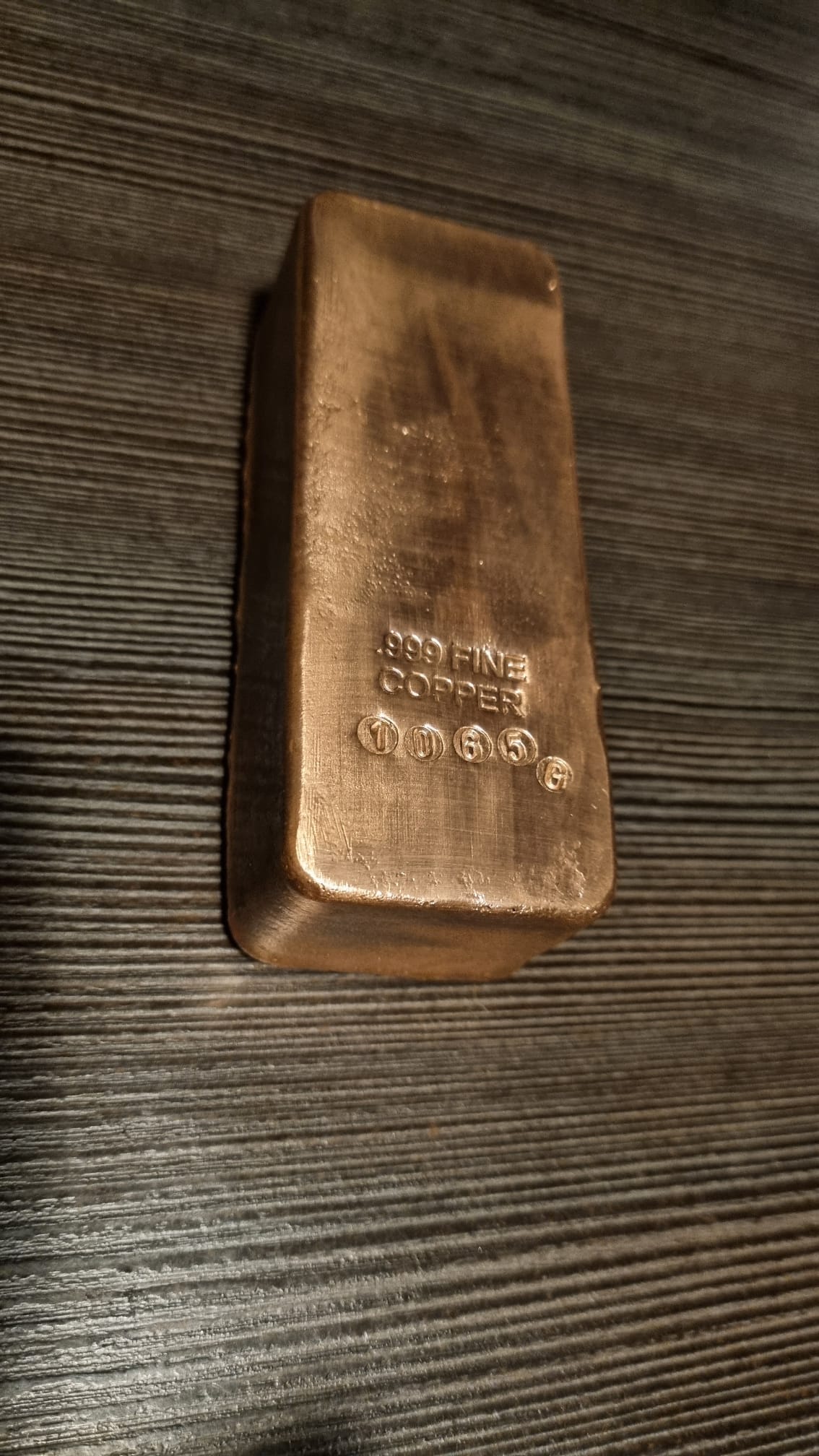 Copper Ingot 1000–1300 g | 99.9% pure - Copper